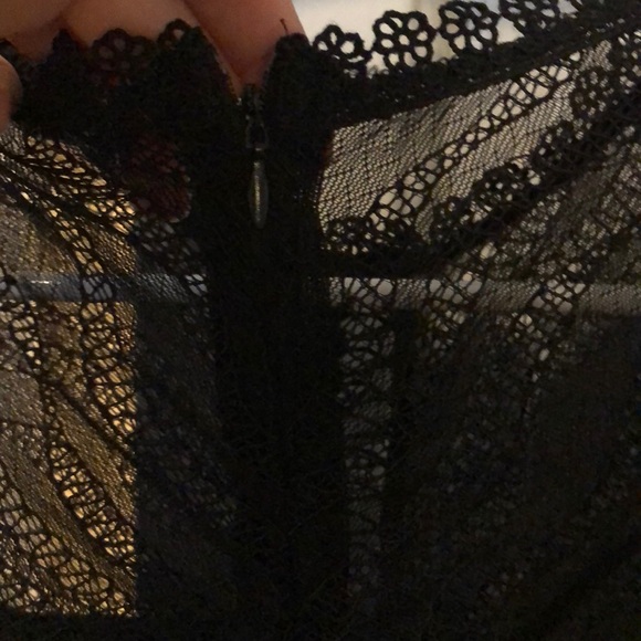 Black lace body suit NWOT - Picture 6 of 7